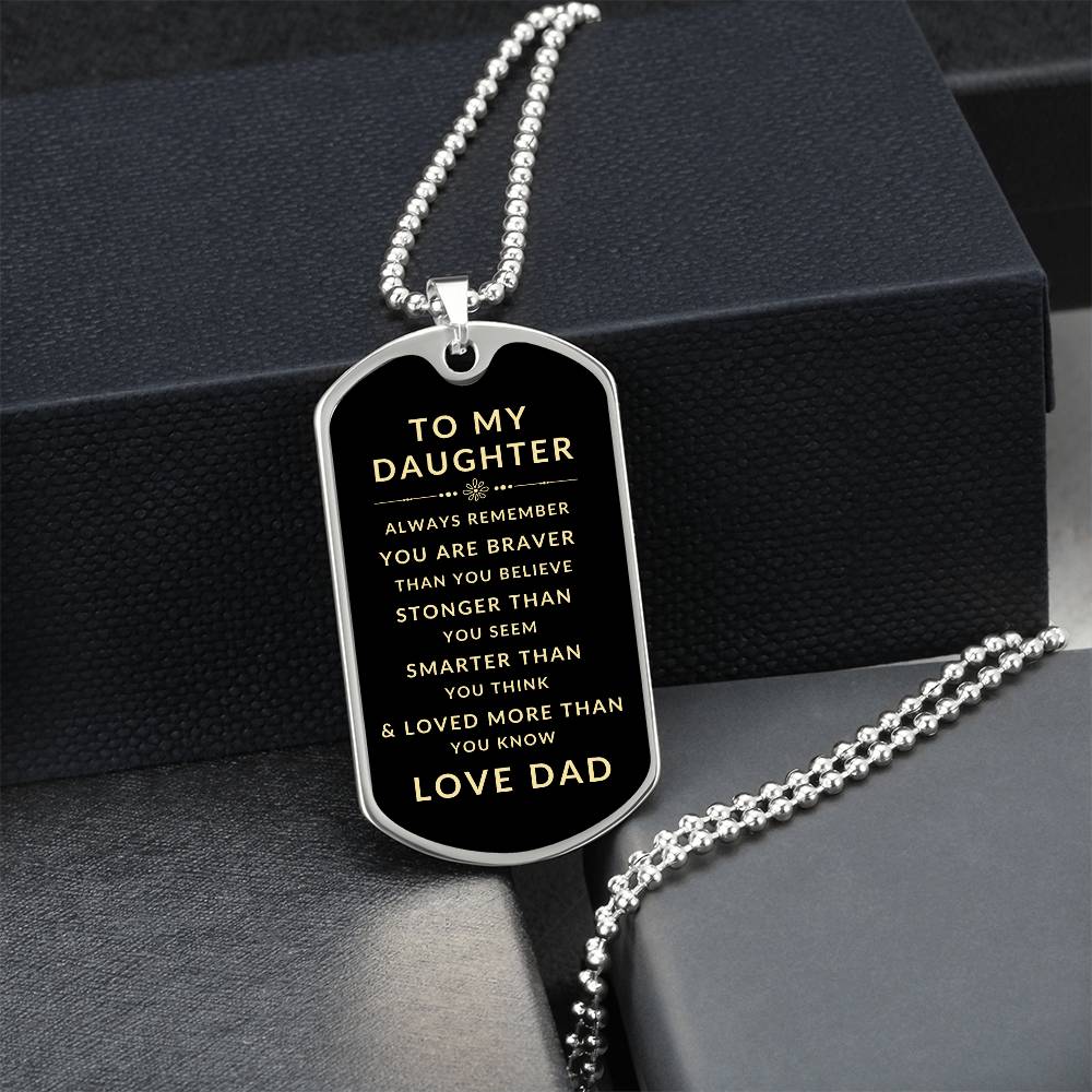 Gift to Daughter from Dad | High Quality Surgical Steel