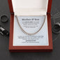 Unbreakable Bond Mother & Son |Cuban Link Chain | Gift to Son from Mom