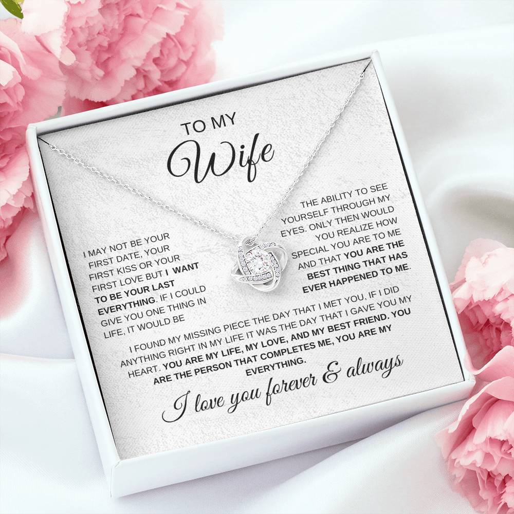 Your Last Everything | Wife | Love Knot Necklace