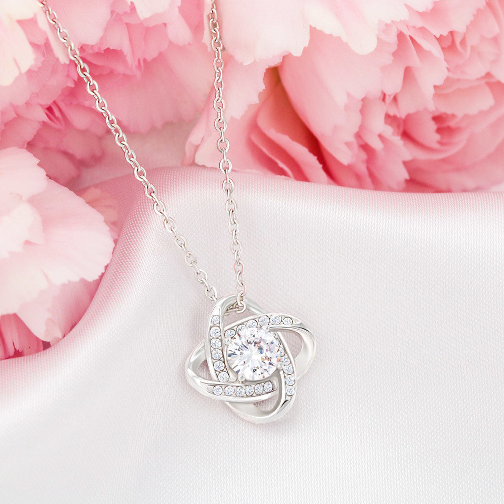 Mother and Daughter Bond | Love Knot Necklace | Gift to Daughter from Mom