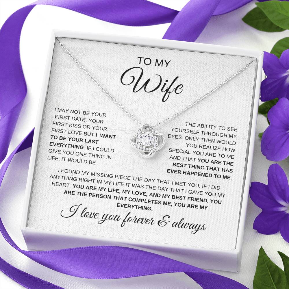 Your Last Everything | Wife | Love Knot Necklace