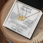 To An Amazing Mom-To-Be | Interlocking Hearts Necklace