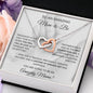 To An Amazing Mom-To-Be | Interlocking Hearts Necklace
