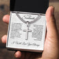 If I Had One Wish | To My Soulmate | Cuban Chain with Artisan Cross Necklace