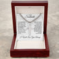 If I Had One Wish | To My Soulmate | Cuban Chain with Artisan Cross Necklace