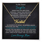 Custom Name Necklace | To Daughter From Mom
