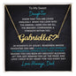Custom Name Necklace | Special Gift To Daughter from Dad