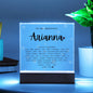 To My Beautiful Daughter/Granddaughter | LED Night Light | Inspiration