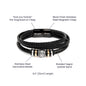 To My Amazing Dad | Men's "Love You Forever" Bracelet