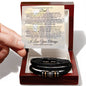 To My Amazing Dad | Men's "Love You Forever" Bracelet