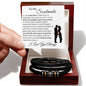 One Wish To My Soulmate | Men's "Love You Forever" Bracelet