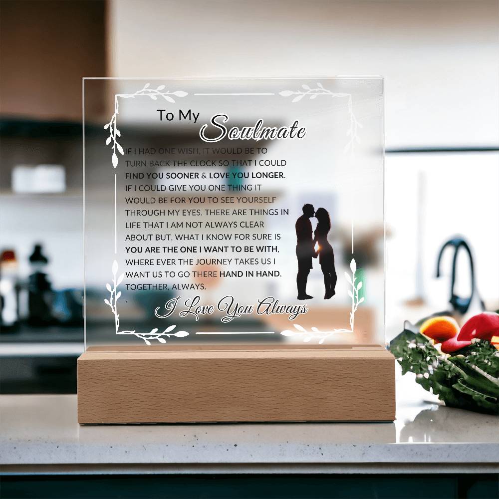 One Wish To My Soulmate | LED Acrylic Lamp
