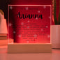 To My Beautiful Daughter/Granddaughter | LED Night Light | Inspiration