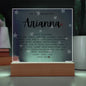 To My Beautiful Daughter/Granddaughter | LED Night Light | Inspiration