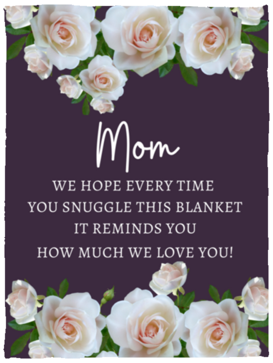 Rose Blanket For Mom I A Special Gift To Mom From US