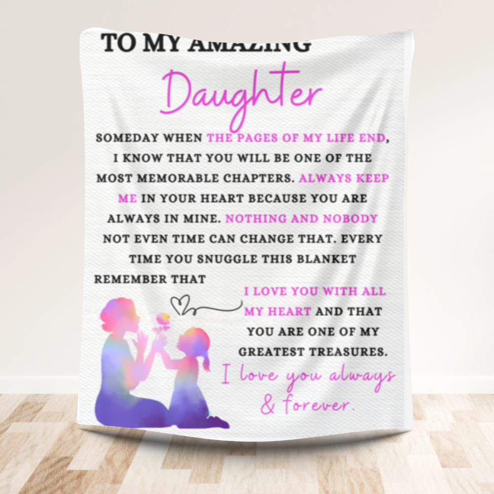 To My Amazing Daughter | Various Sizes | Fleece and Sherpa