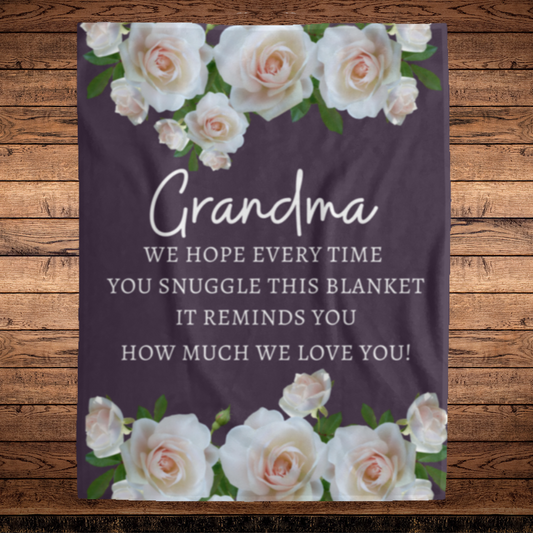 Grandma Rose Blanket | We Love You