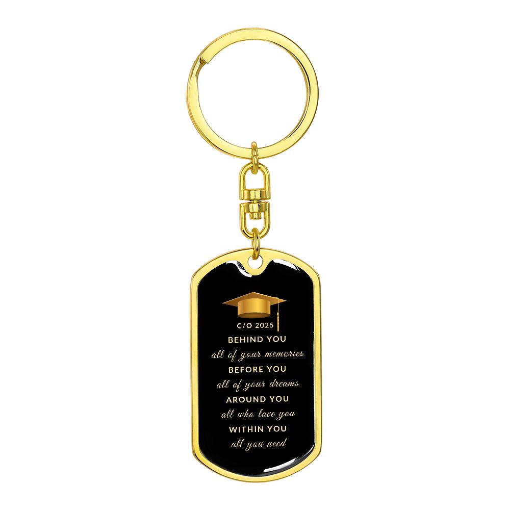 Class of 2025 Keychain | High Quality Surgical Steel | Graduation Gift