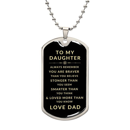 Gift to Daughter from Dad | High Quality Surgical Steel