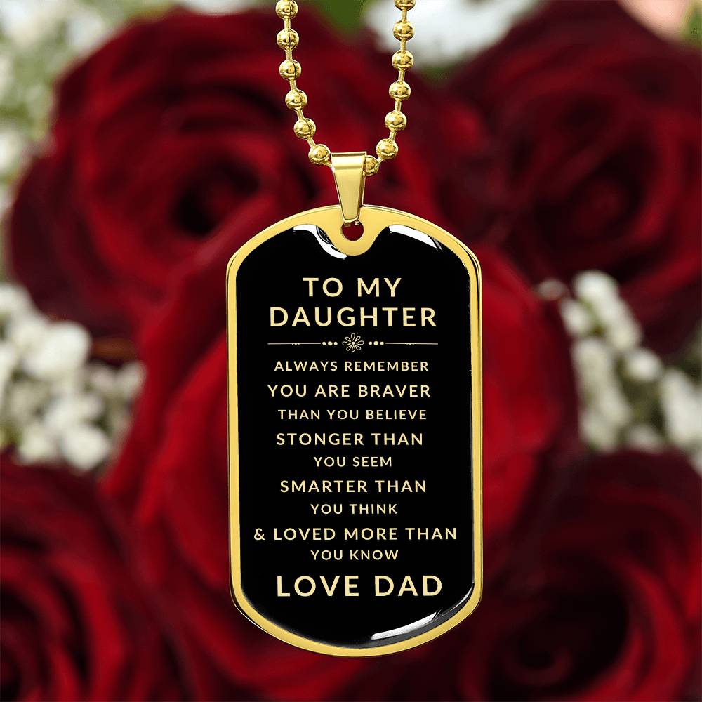 Gift to Daughter from Dad | High Quality Surgical Steel