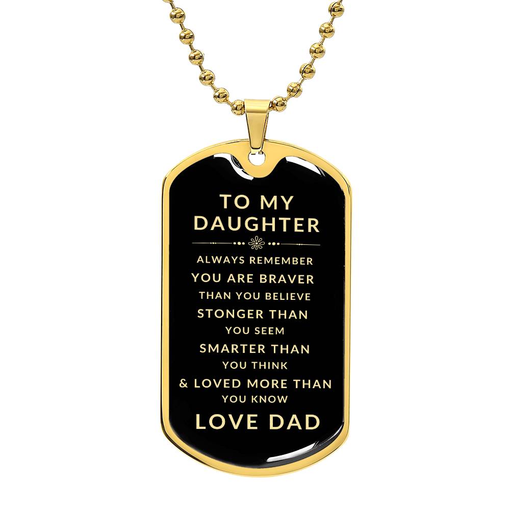 Gift to Daughter from Dad | High Quality Surgical Steel