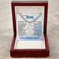 Special Gift to Son from Mom | Cuban Chain with Artisan Cross Necklace | I Am Proud of You