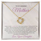To My Amazing Mother | Love Knot Necklace | From Daughter