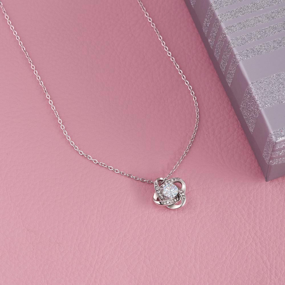 Unbreakable Bond | Gift to Mom from Son | Love Knot Necklace