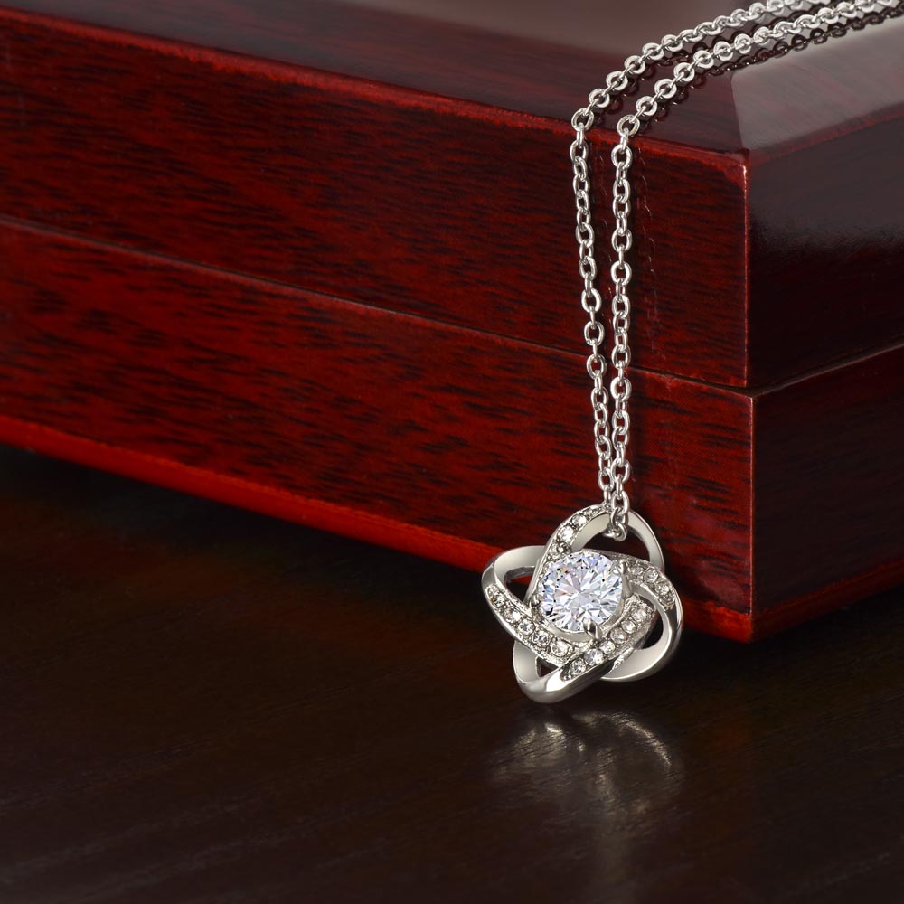 To My Amazing Mom from Son | Love Knot Necklace