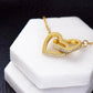 Interlocking Hearts | Speicial Gift for Bonus Daughter for Bonus Dad