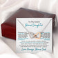 Interlocking Hearts | Speicial Gift for Bonus Daughter for Bonus Dad