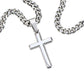 Unbreakable Bond Mother & Son | Cuban Chain with Artisan Cross Necklace