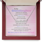 To Our Granddaughter – Custom Name Necklace | Smart, Brave & Strong