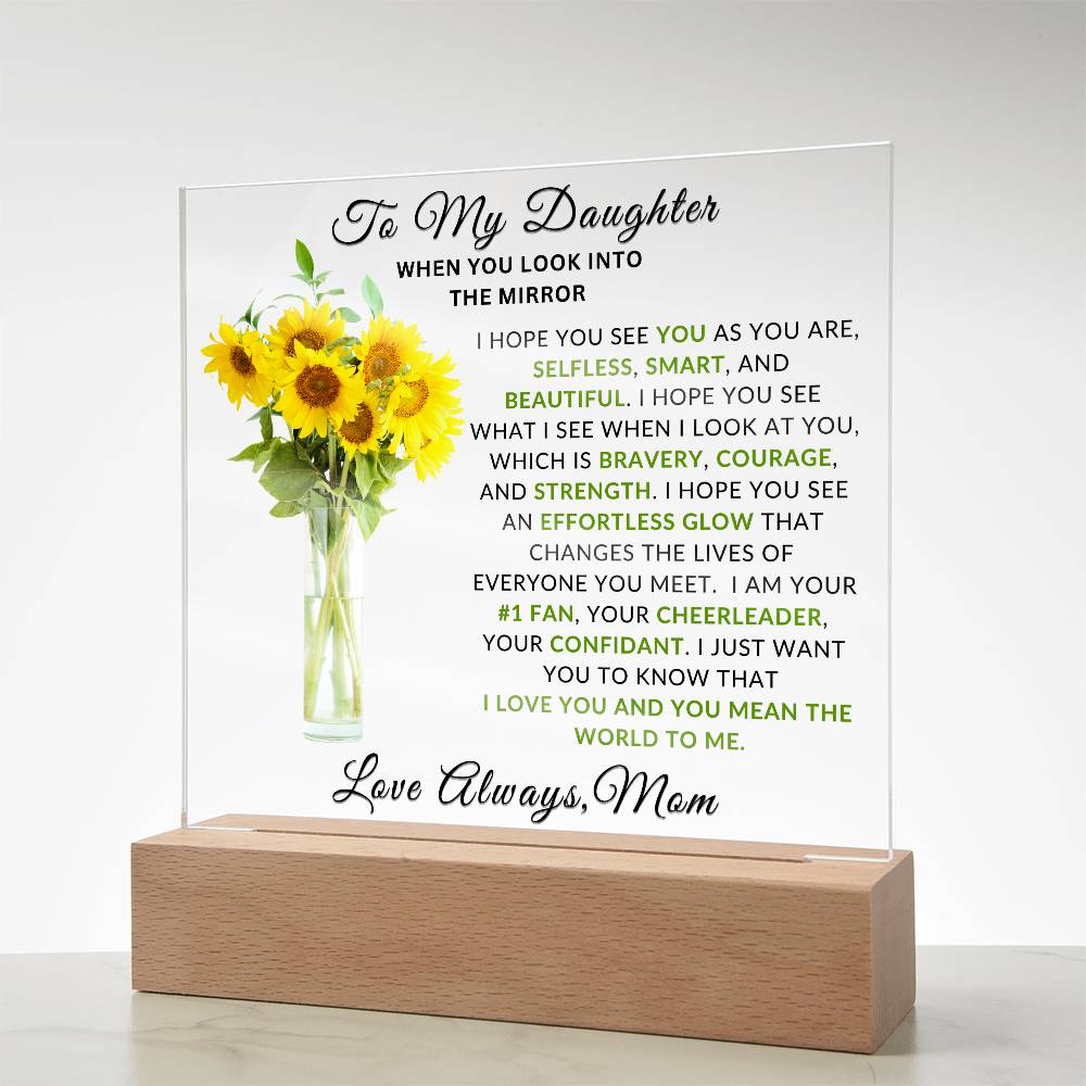 Special Unique Gift For Daughter | LED Acrylic Lamp