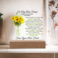 Unique Gift For Best Friend | LED Acrylic Plaque