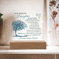 To My Beautiful Daughter | LED Acrylic Plaque