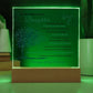 To My Beautiful Daughter | LED Acrylic Plaque