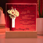 Special Gift For Bonus Daughter I LED Acrylic  Plaque