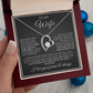 Romantic necklace gift for wife from husband